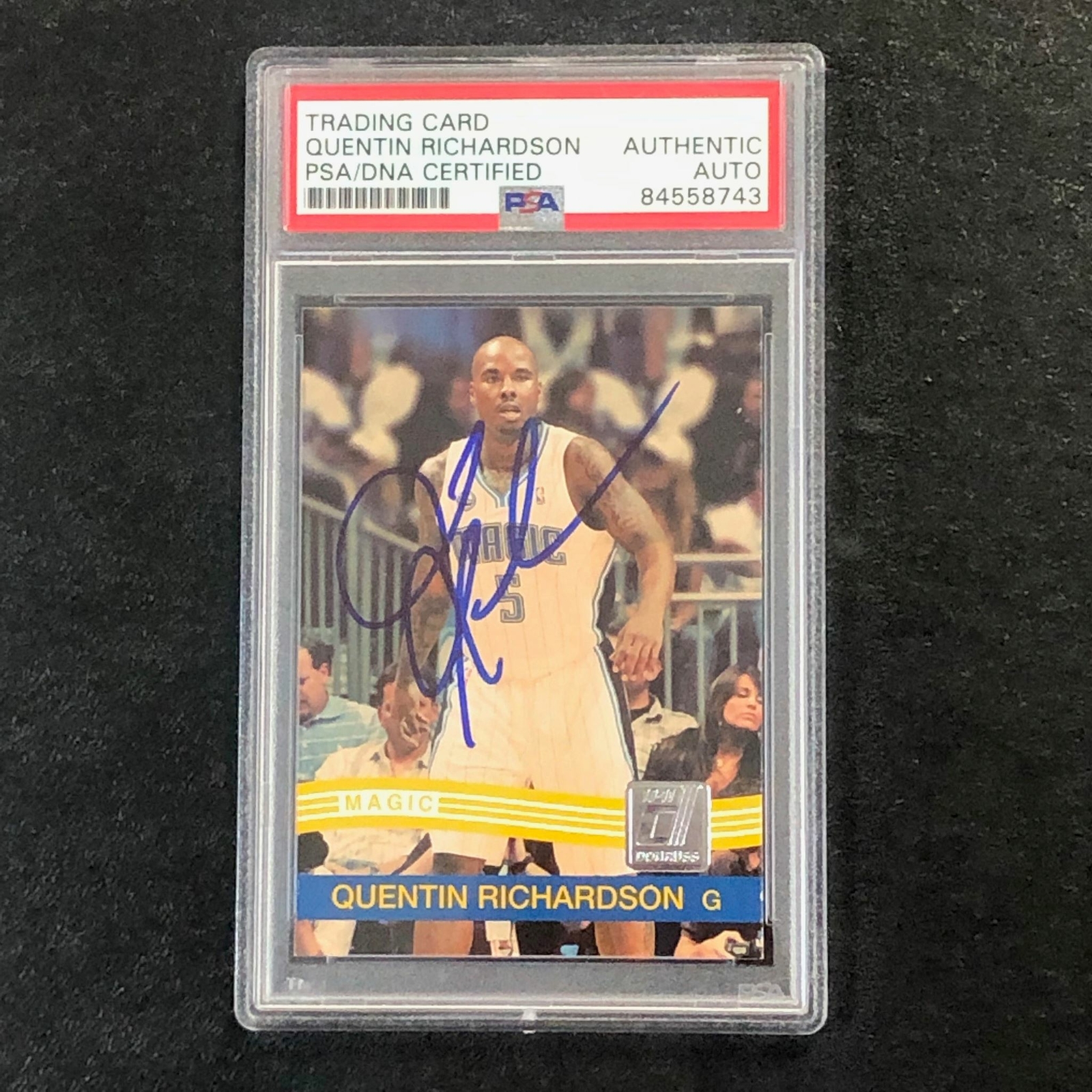 2010-11 Panini Donruss #178 Quentin Richardson Signed Card AUTO PSA Slabbed Magi
