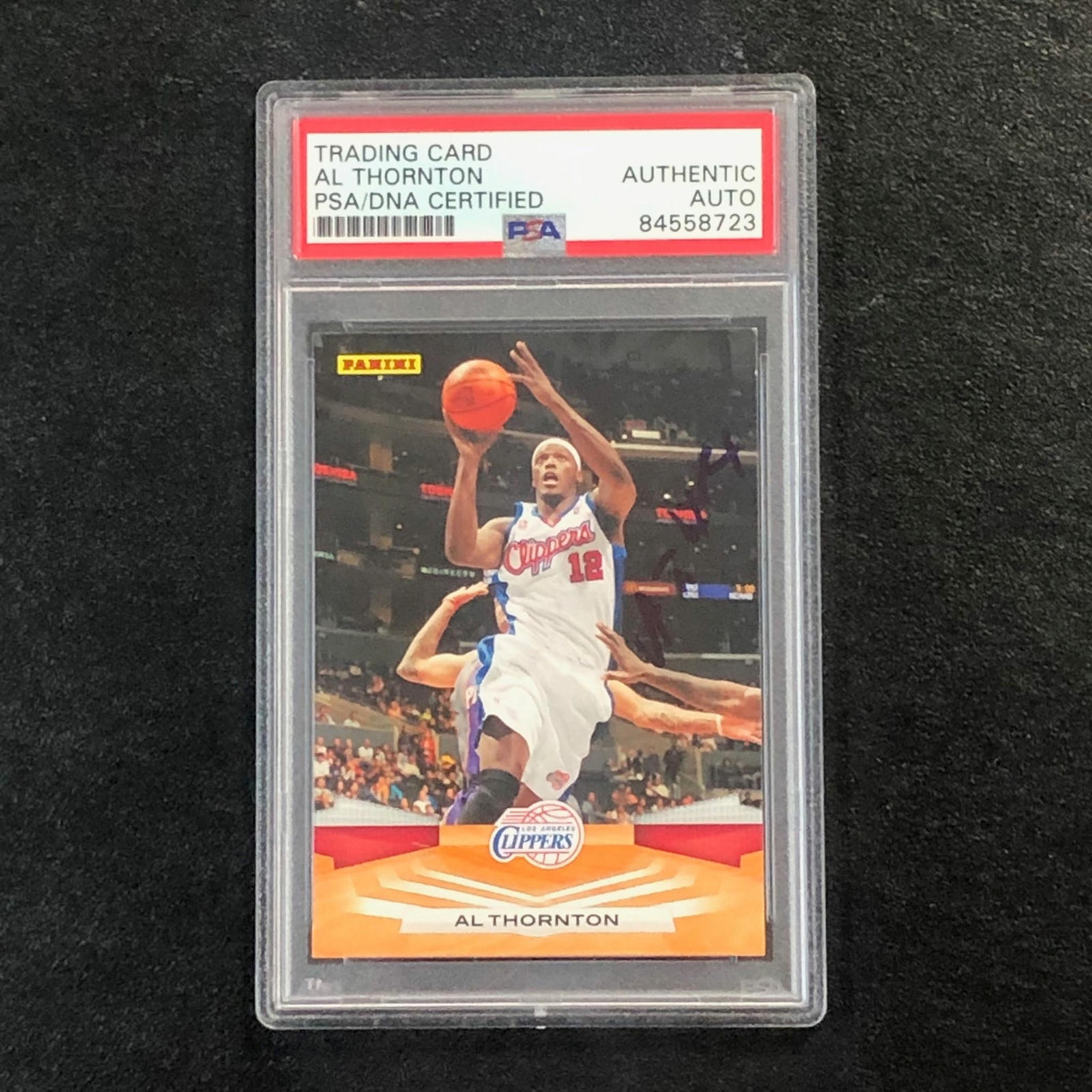 2009-10 Panini #258 Al Thornton Signed Card AUTO PSA Slabbed Clippers
