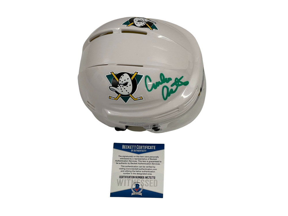 EMILIO ESTEVEZ SIGNED THE MIGHTY DUCKS MINI HELMET AUTOGRAPH PROOF BECKETT 3
