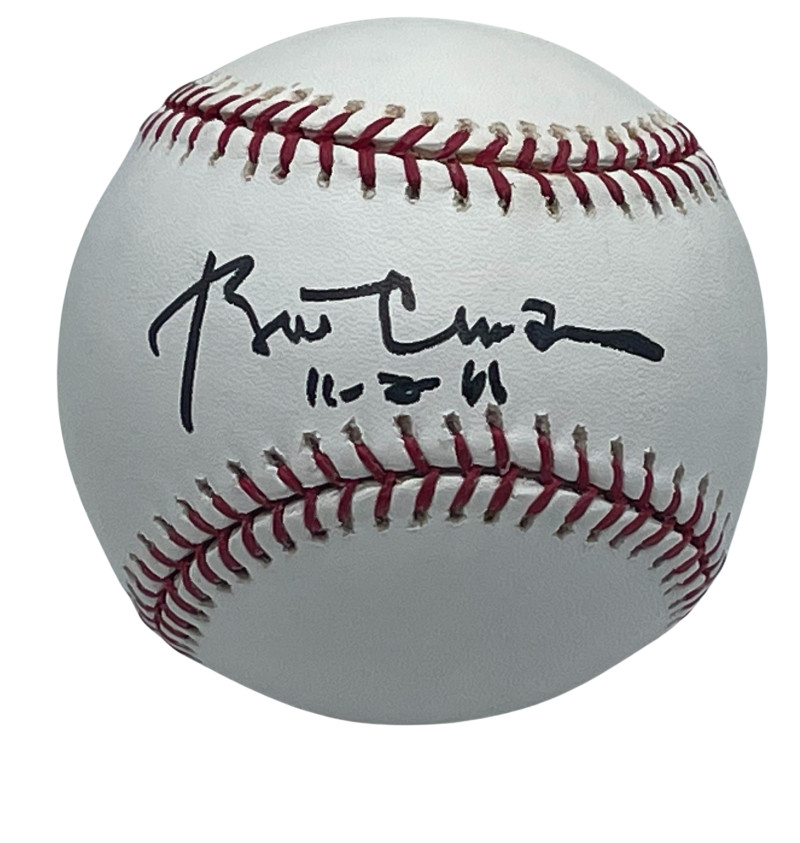 BILL CLINTON SIGNED OFFICIAL MAJOR LEAGUE BASEBALL AUTOGRAPH ROMLB PSA LOA COA

