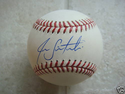 JASON SIMONTACCI CARDINALS SIGNED OFFICIAL ML BALL COA
