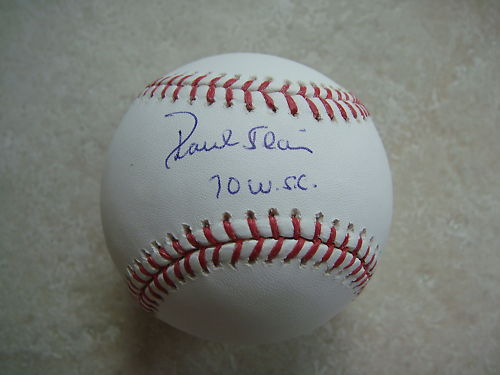 PAUL BLAIR 70 W.S.C. ORIOLES SIGNED OFFICIAL ML BALL
