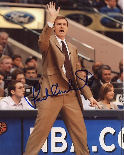 RICK CARLISLE HEAD COACH DALLAS MAVERICKS SIGNED
