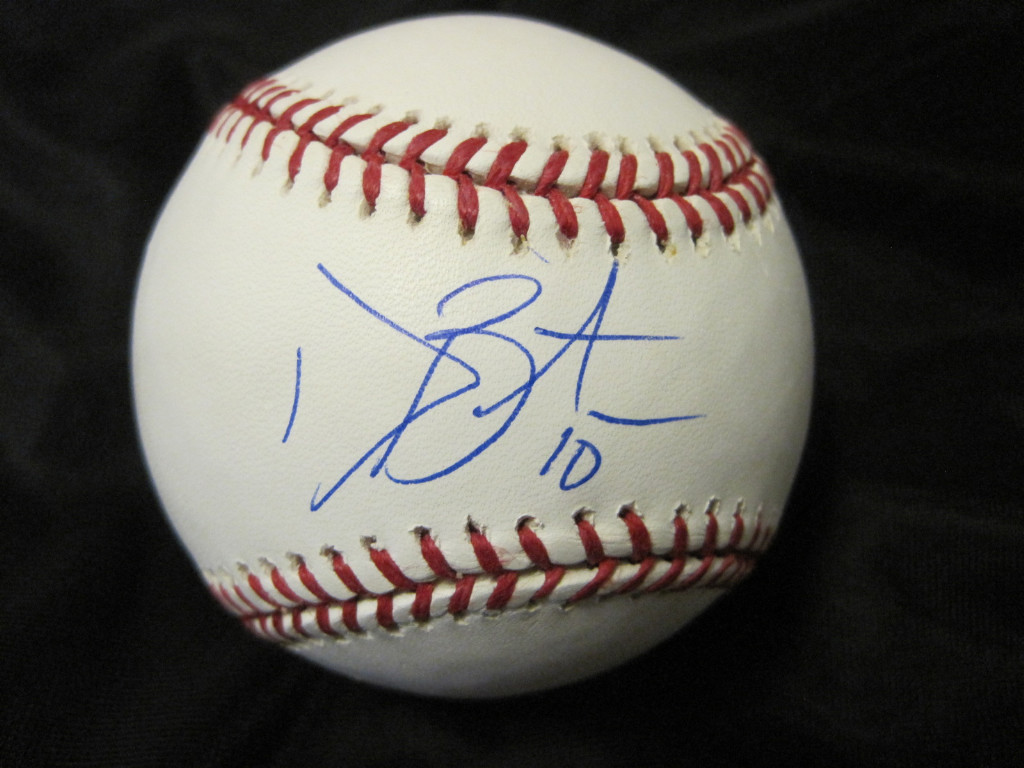 DARIC BARTON OAKLAND ATHLETICS SIGNED OFFICIAL ML BALL W/COA
