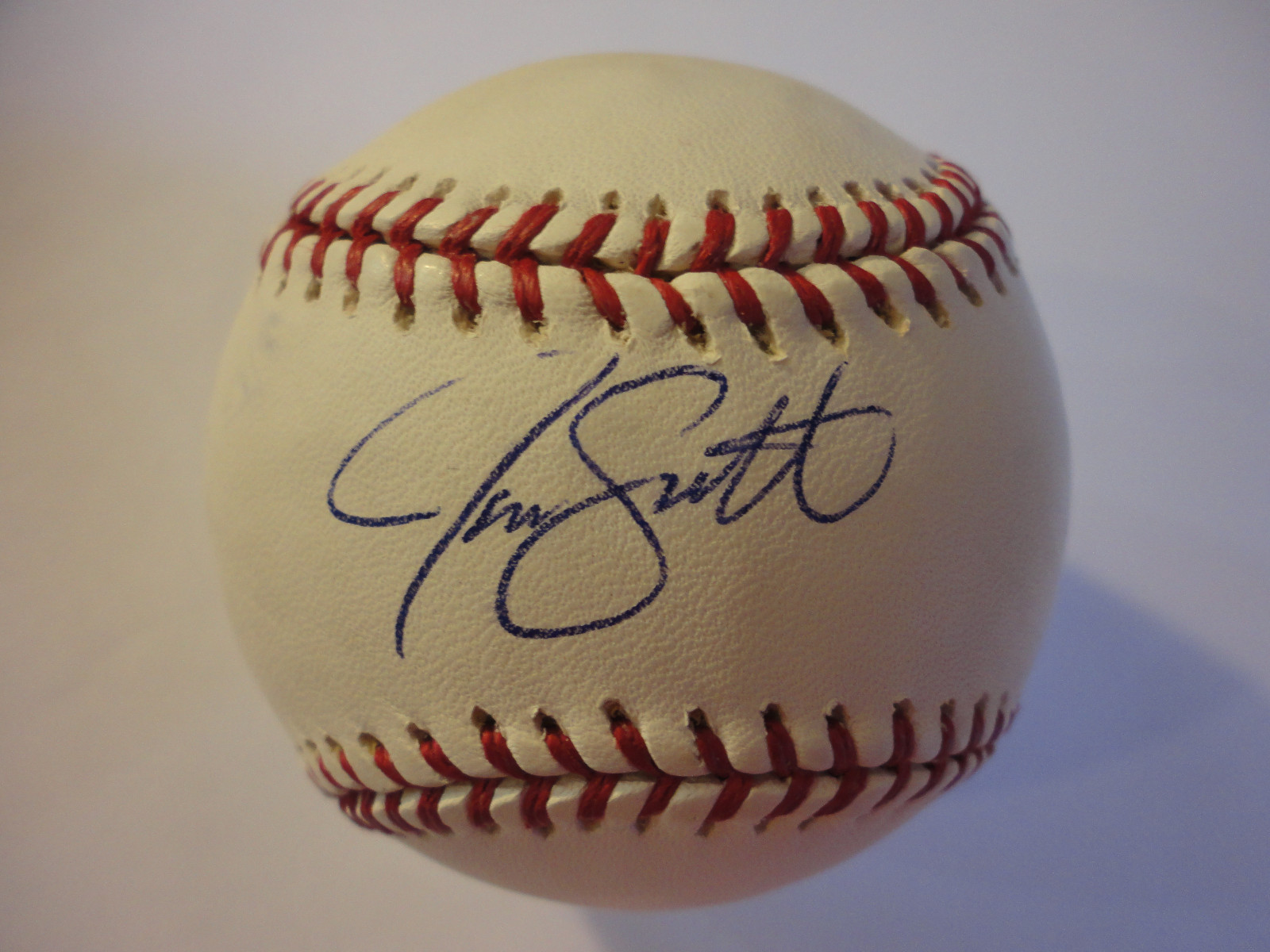 JASON SMITH ROCKIES CUBS SIGNED AUTOGRAPH M.L. BASEBALL W/COA
