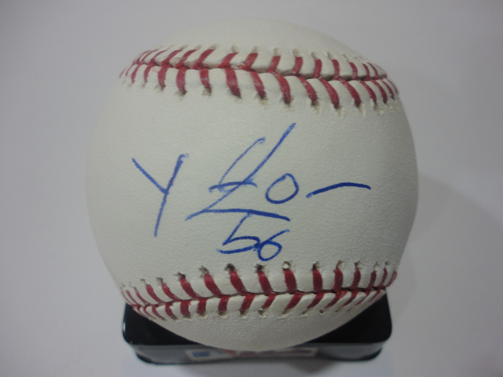 YONATA ORTEGA TEXAS RANGERS SIGNED AUTOGRAPHED M.L. BASEBALL W/COA COLLECTIBLE MEMORABILIA