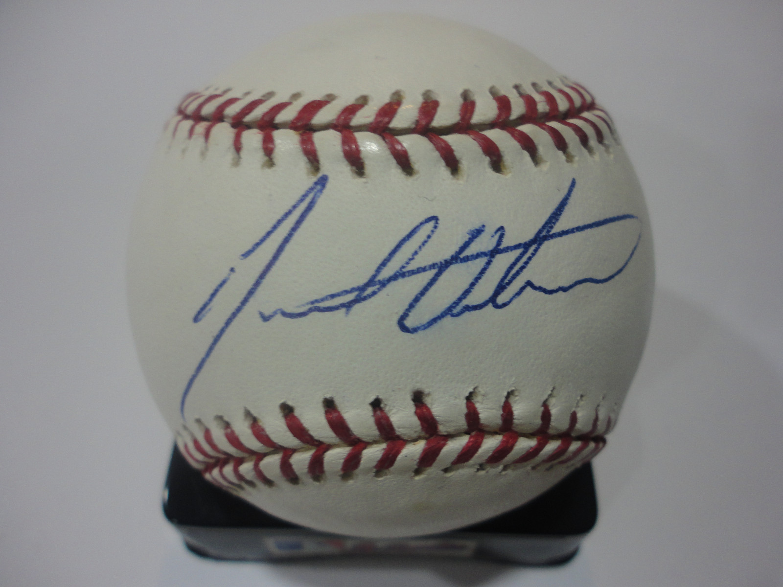 DAN ORTMEIER SAN FRANCISCO GIANTS SIGNED AUTOGRAPHED M.L. BASEBALL W/COA
