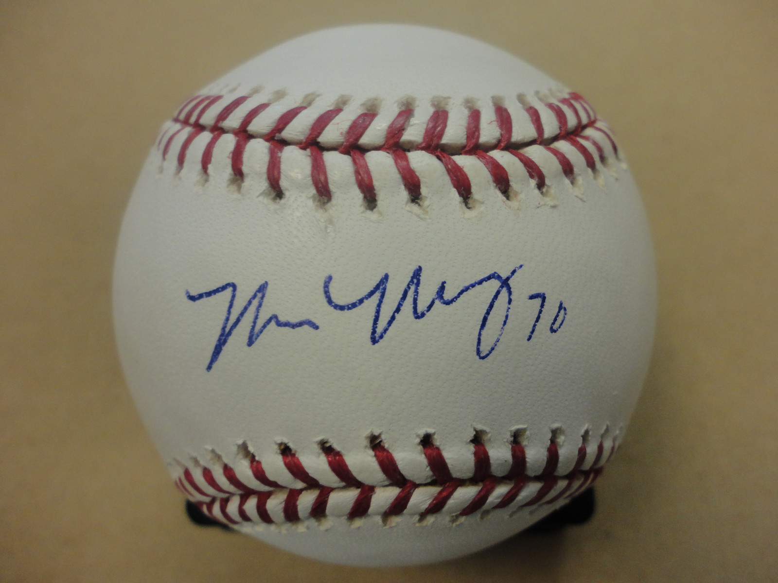 MICHAEL MAGREW LOS ANGELES DODGERS SIGNED AUTOGRAPHED MAJOR LEAGUE BASEBALL COA
