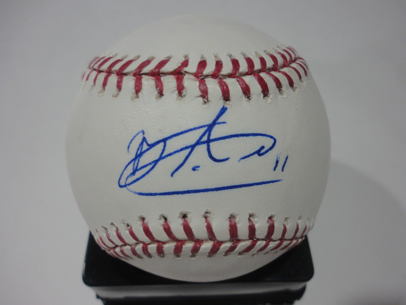 MICHAEL ALMANZAR BOSTON RED SOX AUTOGRAPHED SIGNED MAJOR LEAGUE BASEBALL W/COA
