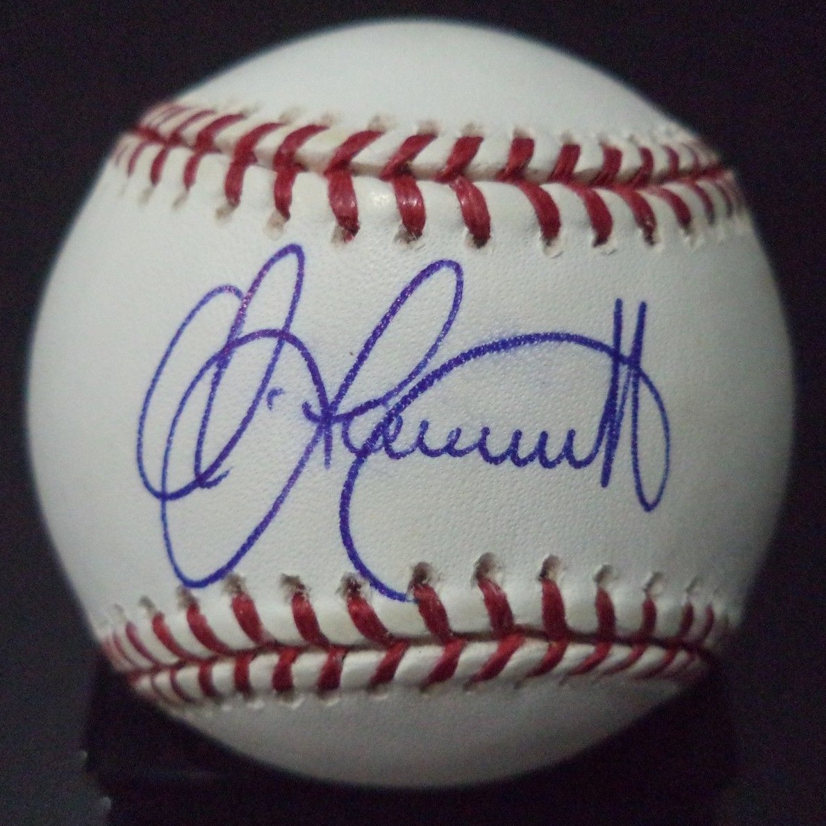 CHRIS LAMBERT TIGERS/ORIOLES SIGNED AUTOGRAPHED MAJOR BASEBALL LEAGUE COA
