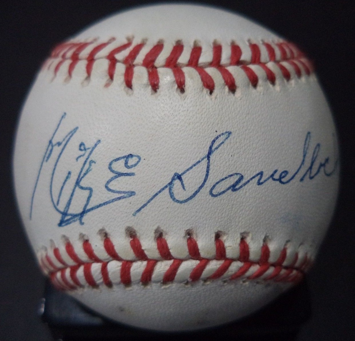 MIKE SANDLOCK BROOKLYN DODGERS/PIRATES SIGNED AUTOGRAPHED N.L. BASEBALL W/COA
