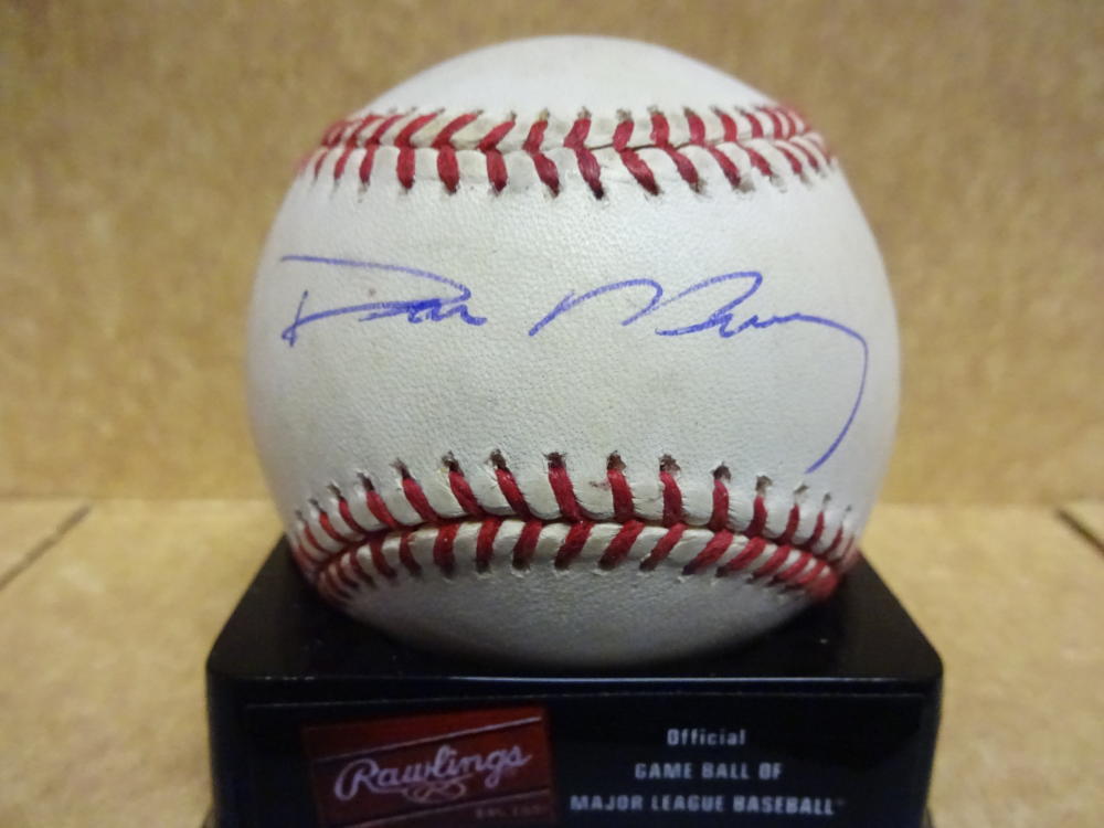 DAN MURRAY METS/ROYALS SIGNED M.L. BASEBALL W/COA
