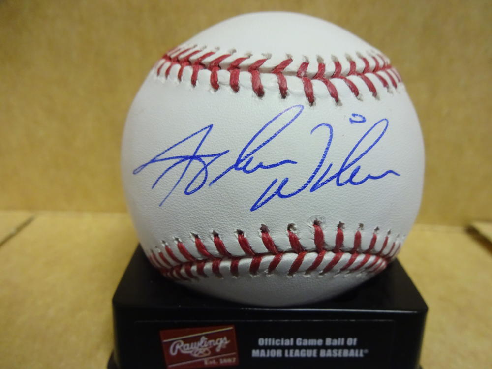 GLENN WILSON TIGERS/PHILLIES/PIRATES SIGNED M.L. BASEBALL W/COA
