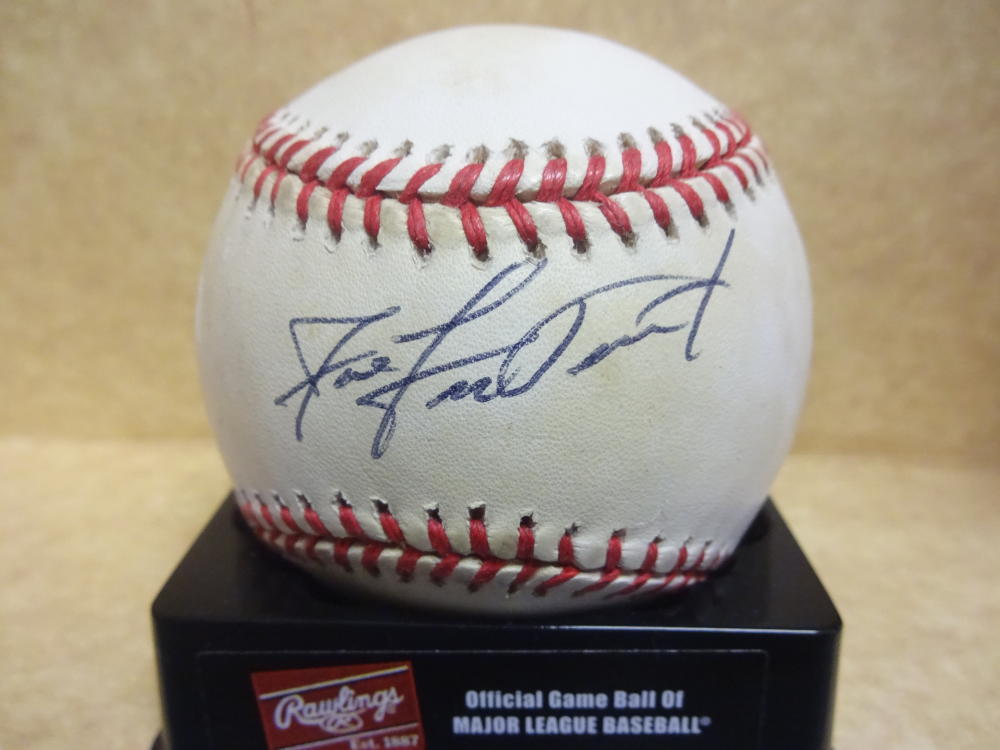 JOE FONTENOT SAN FRANCISCO GIANTS SIGNED N.L. BASEBALL W/COA
