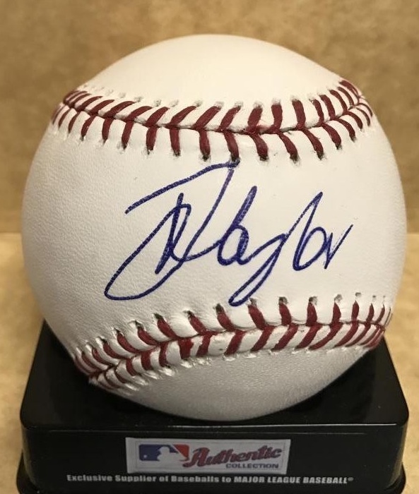 DREW NAYLOR SAN DIEGO PADRES SIGNED AUTOGRAPHED M.L. BASEBALL W/COA
