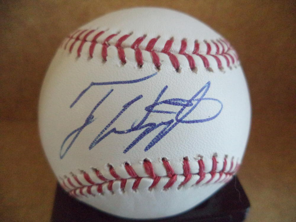 TY WIGGINTON ORIOLES/ROCKIES/PHILLIES SIGNED AUTOGRAPHED M.L. BASEBALL W/COA
