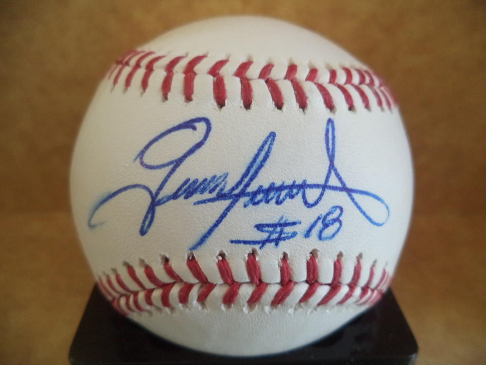 GERARO PARRA ORIOLES/DIAMONDBACKS SIGNED AUTOGRAPHED M.L.BASEBALL W/COA
