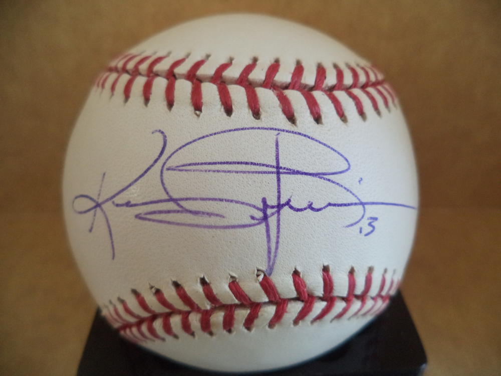 KERRY ROBINSON CARDINALS/REDS/ROYALS SIGNED AUTOGRAPHED M.L. BASEBALL W/COA
