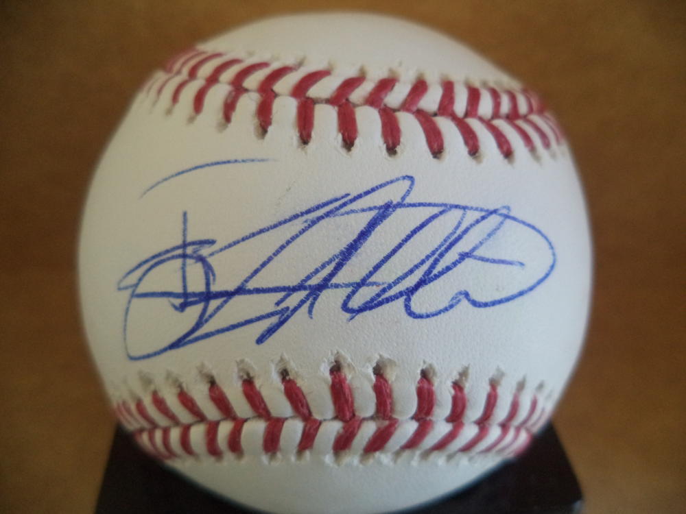 RYAN CASTELLANI COLORADO ROCKIES SIGNED AUTOGRAPHED M.L. BASEBALL W/COA
