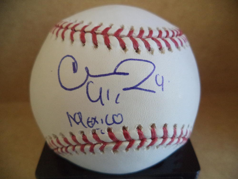 GERONIMO GIL MEXICO ORIOLES RARE SIGNED AUTOGRAPHED M.L. BASEBALL W/COA
