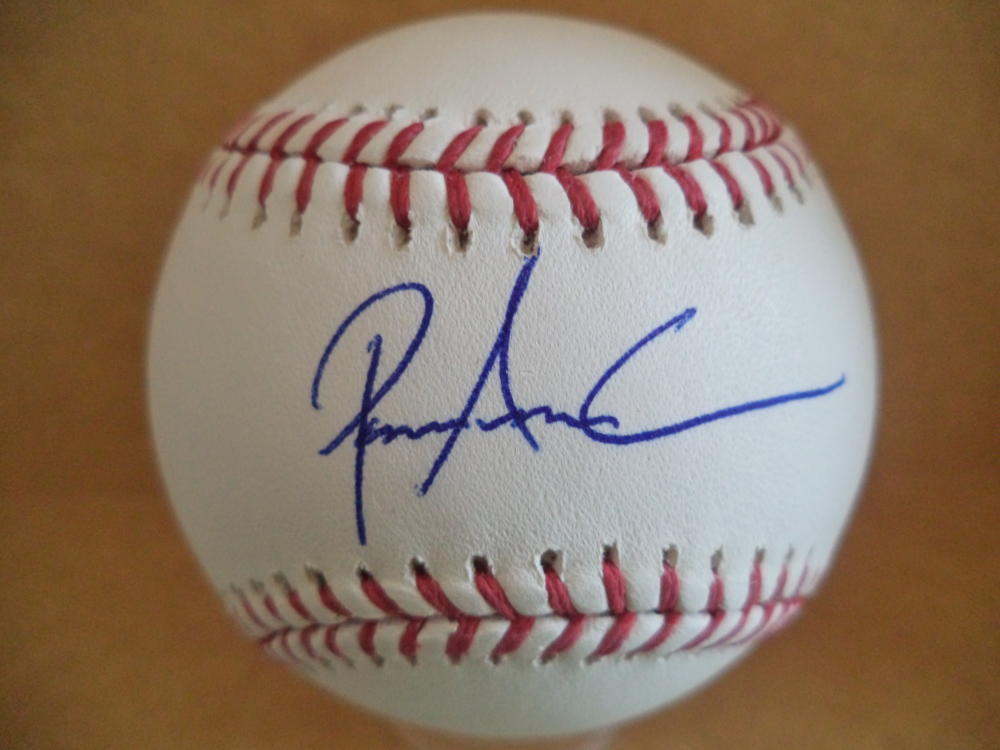 PEDRO ARAUJO BALTIMORE ORIOLES SIGNED AUTOGRAPHED M.L. BASEBALL W/COA
