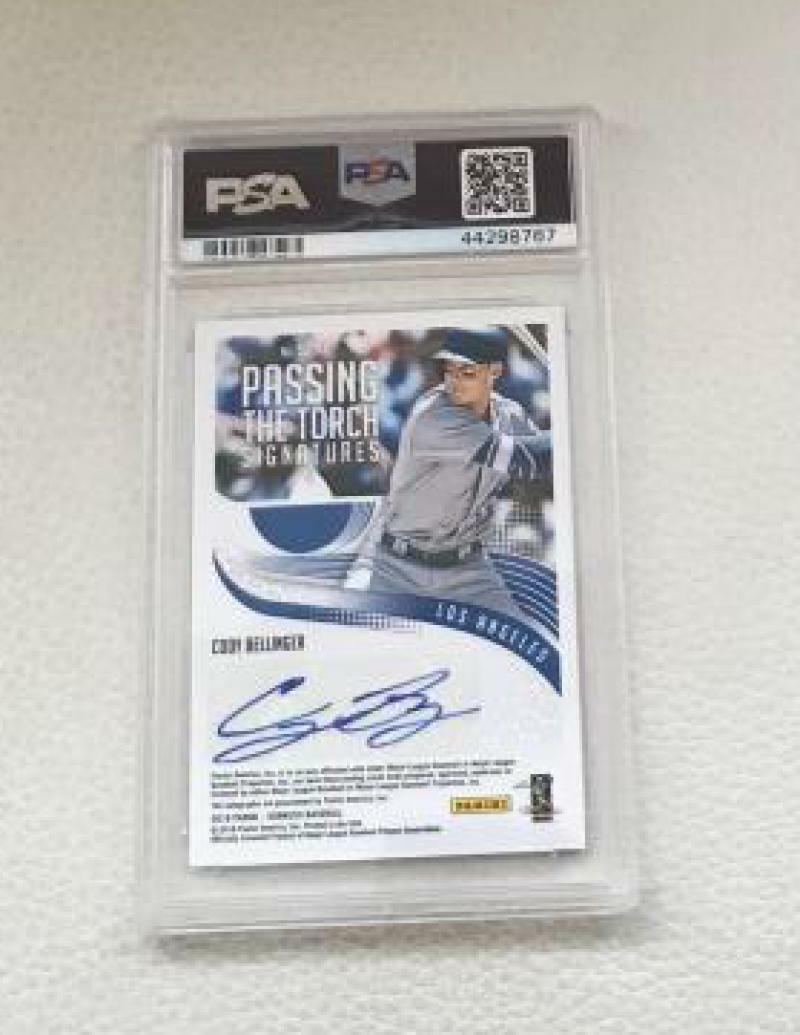 PSA 10 GEM MT 2018 PANINI DONRUSS CODY BELLINGER/ADRIAN GONZALEZ
