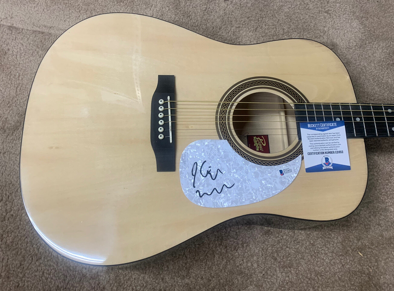 Keith Urban Signed Autographed Acoustic Guitar Beckett Certified
