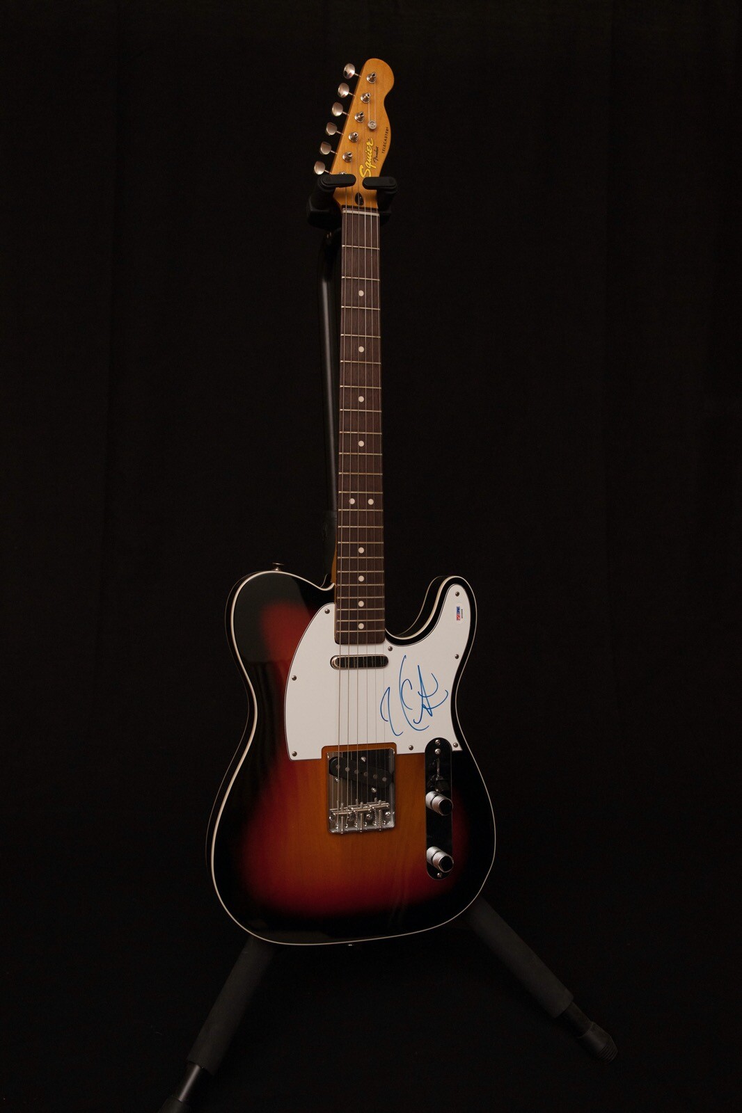 KEITH URBAN SIGNED FENDER SQUIER TELECASTER GUITAR PSA DNA H99898
