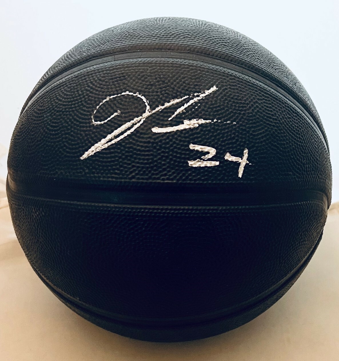 Javonte Green Chicago Bulls signed Black AND1 F/S Basketball Ball 2 autographed