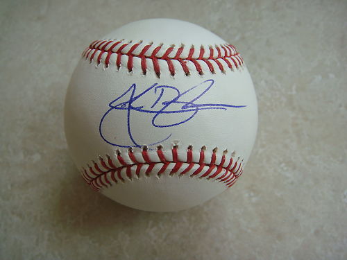 JULIO BORBON TEXAS RANGERS SIGNED OFFICIAL ML BALL COA
