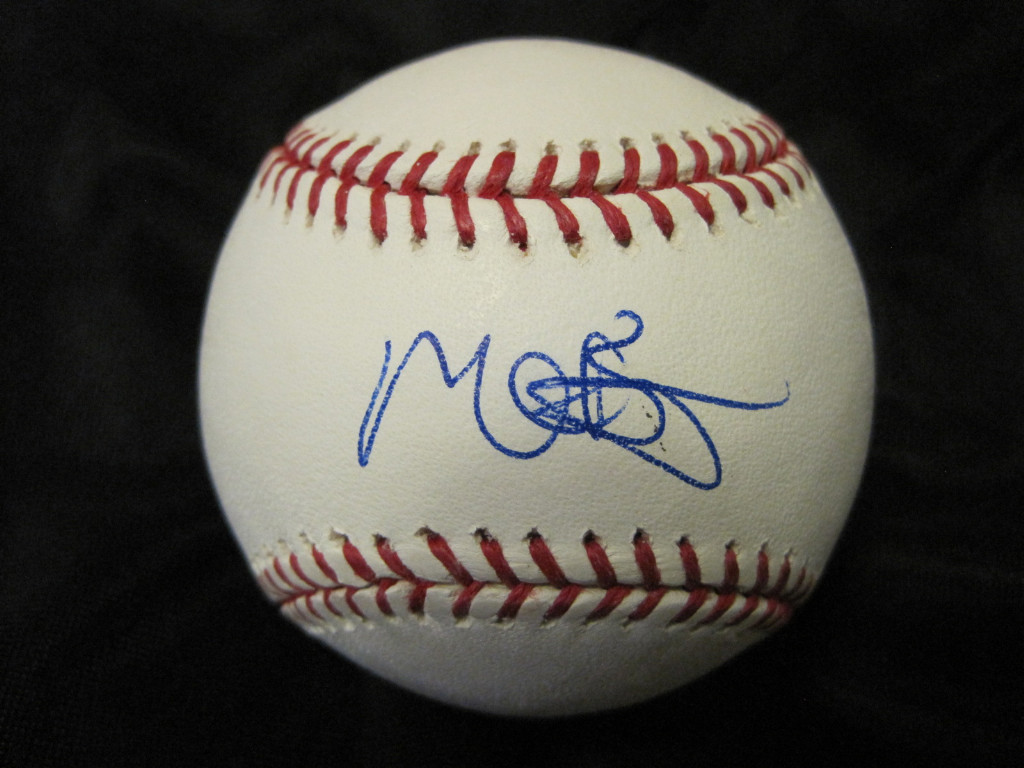 MICHAEL BURGESS NATIONALS SIGNED OFFICIAL ML BALL W/COA
