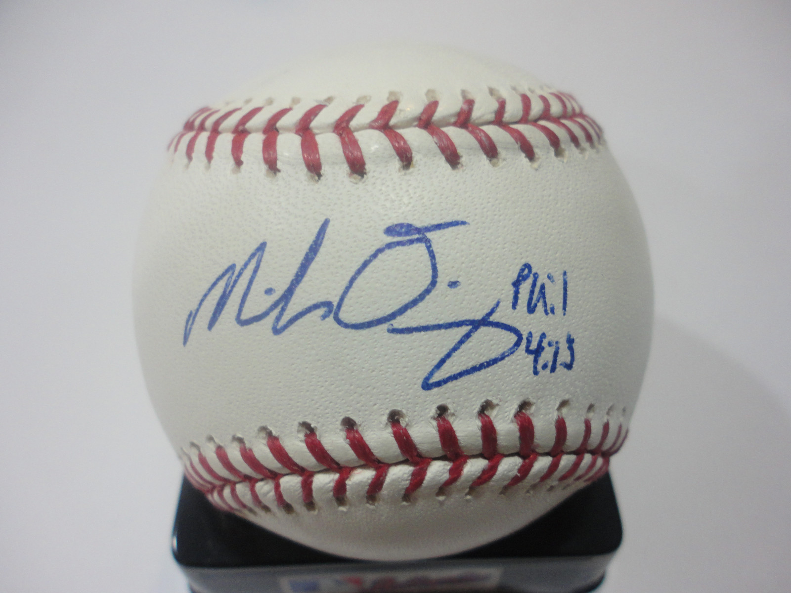 MICAH OWINGS CINCINNATI REDS SIGNED AUTOGRAPHED MAJOR LEAGUE BASEBALL W/COA

