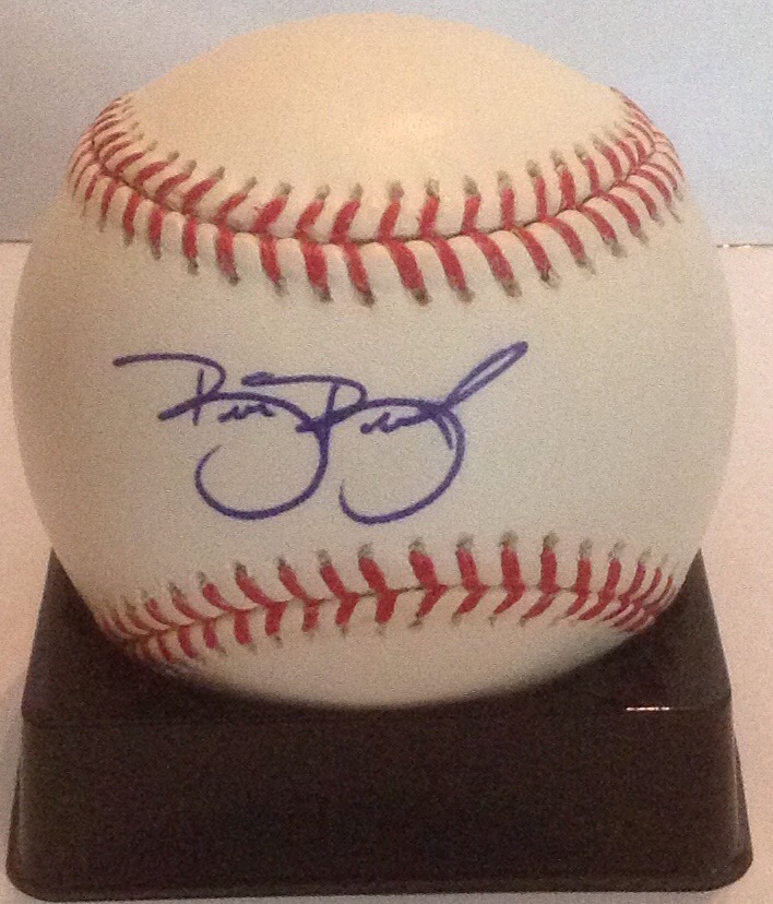 BRIAN BIXLER PIRATES/NATIONALS SIGNED AUTO MAJOR LEAGUE BASEBALL W/COA
