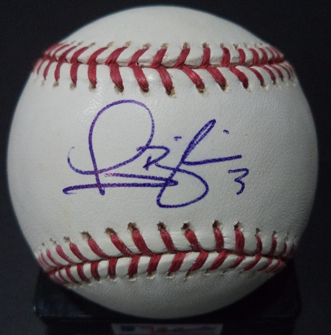 LARRY BIGBIE DODGERS/ORIOLES AUTOGRAPHED SIGNED ROMLB BASEBALL W/COA
