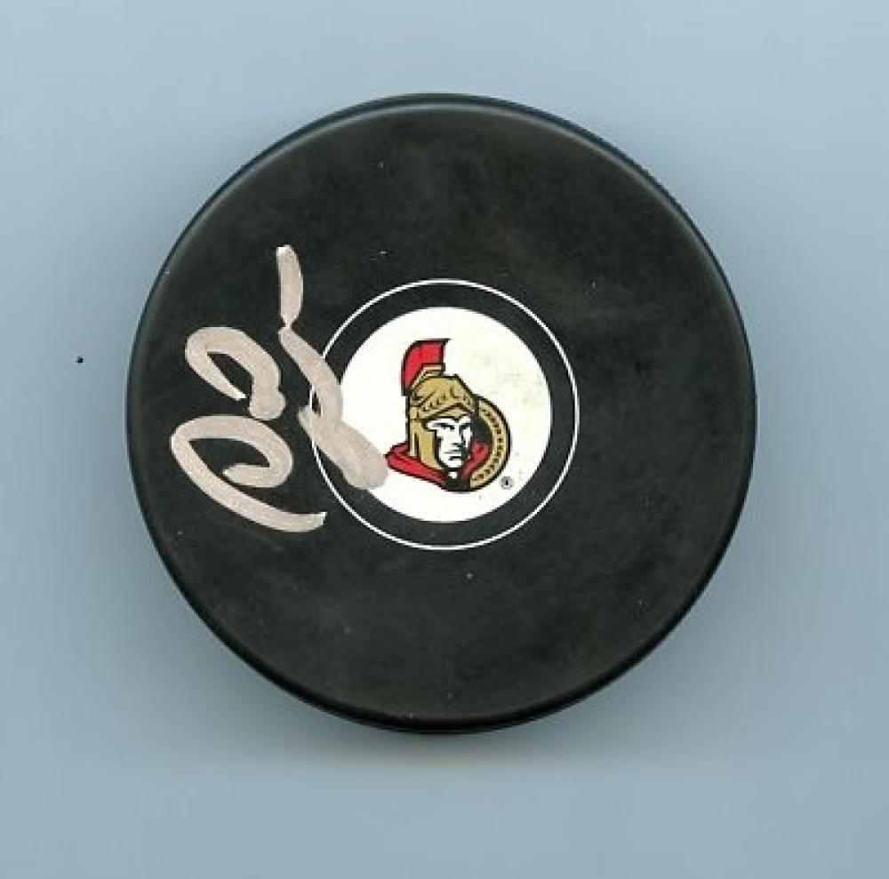 DAVE CAMERON COACH SENATORS SIGNED HOCKEY PUCK W/ COA
