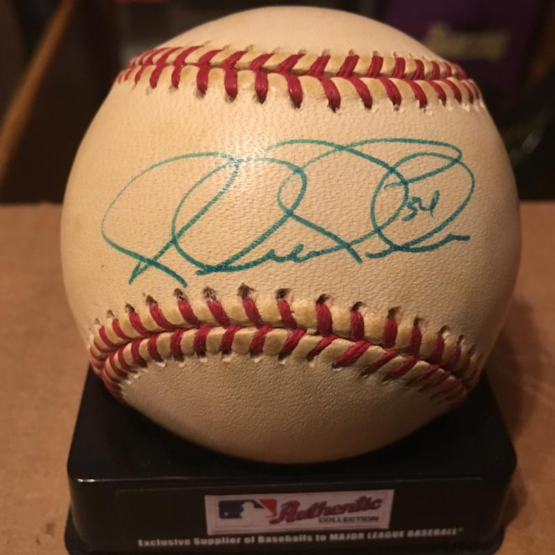 MICHAEL TUCKER REDS/GIANTS M.L.SIGNED BASEBALL W/COA
