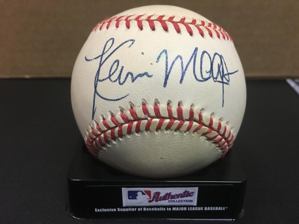 KEVIN MORTON BOSTON RED SOX A.L. SIGNED BASEBALL W/COA

