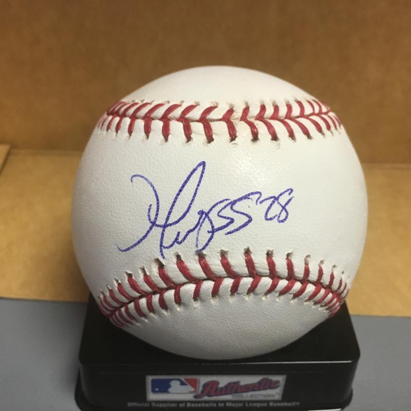 HENRY SOSA HOUSTON ASTROS M.L. SIGNED BASEBALL W/COA
