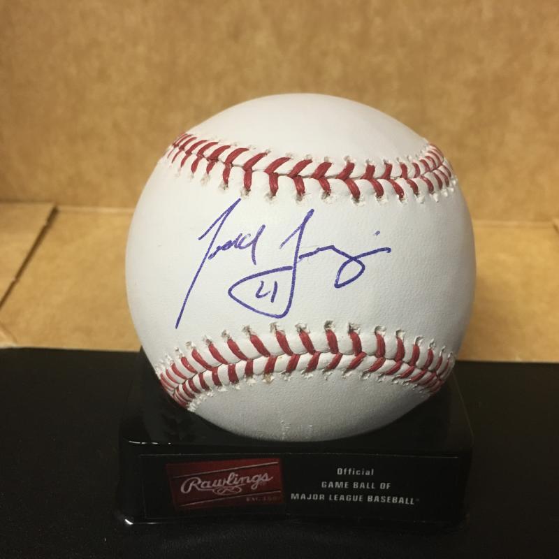 TODD FRAZIER CHICAGO WHITE SOX M.L. SIGNED BASEBALL W/COA
