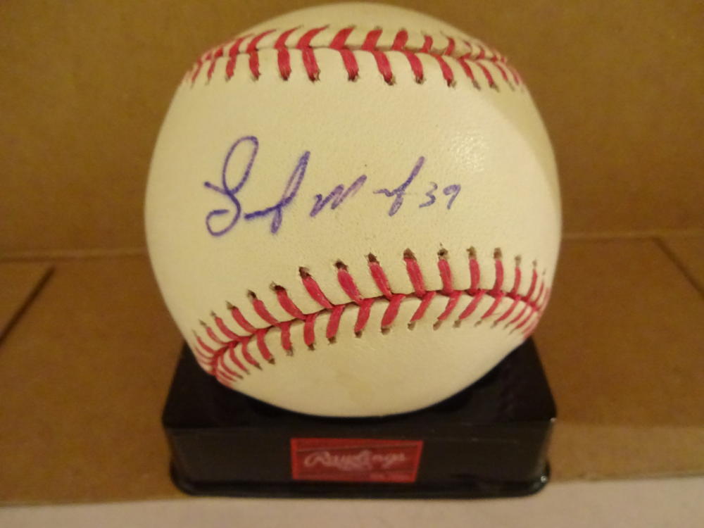 LUIS MARTE MILWAUKEE BREWERS SIGNED AUTOGRAPHED BASEBALL W/COA
