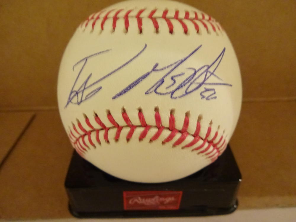 PAT MISCH GIANTS/METS SIGNED AUTOGRAPHED M.L. BASEBALL W/COA
