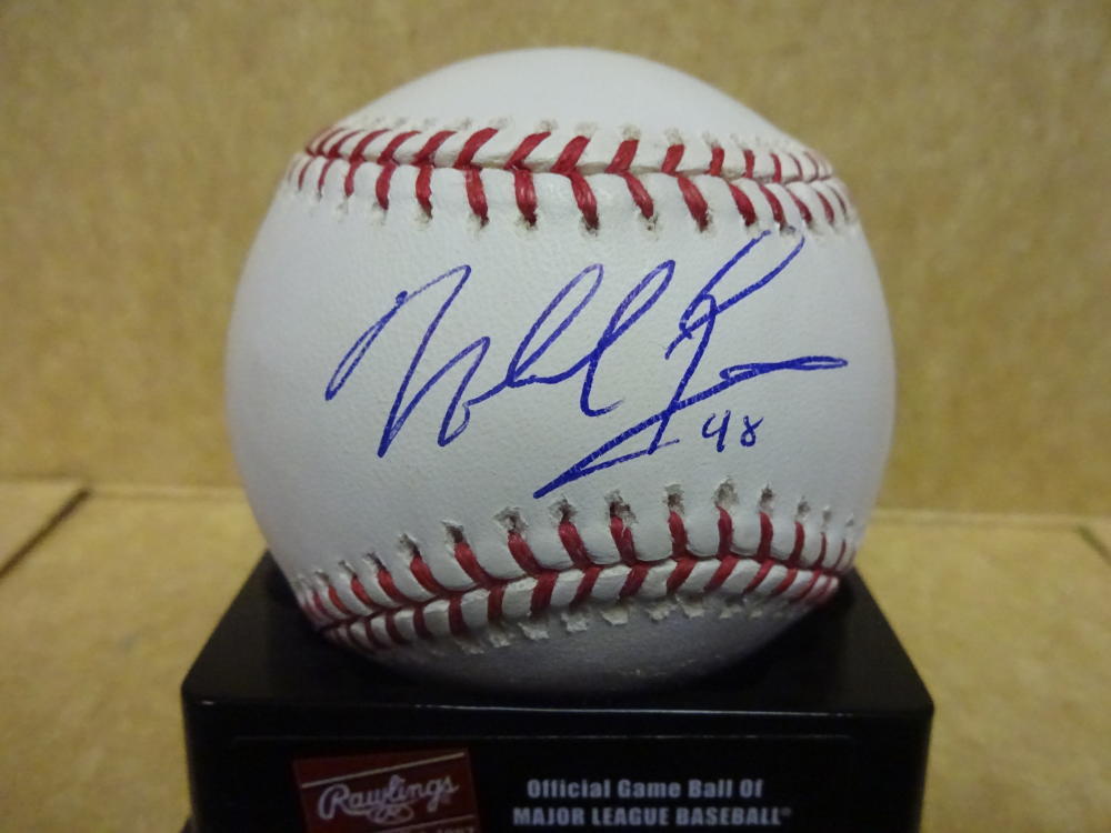 MIKE PARISI ST. LOUIS CARDINALS SIGNED M.L. BASEBALL W/COA
