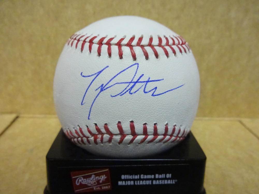 JONATHAN PETTIBONE PHILADELPHIA PHILLIES SIGNED M.L. BASEBALL W/COA
