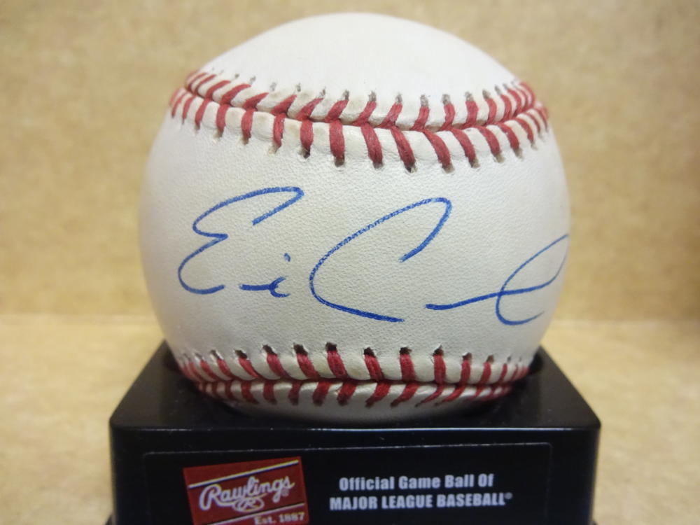 ERIC CAMMACK 2000 NEW YORK METS SIGNED M.L. BASEBALL W/COA
