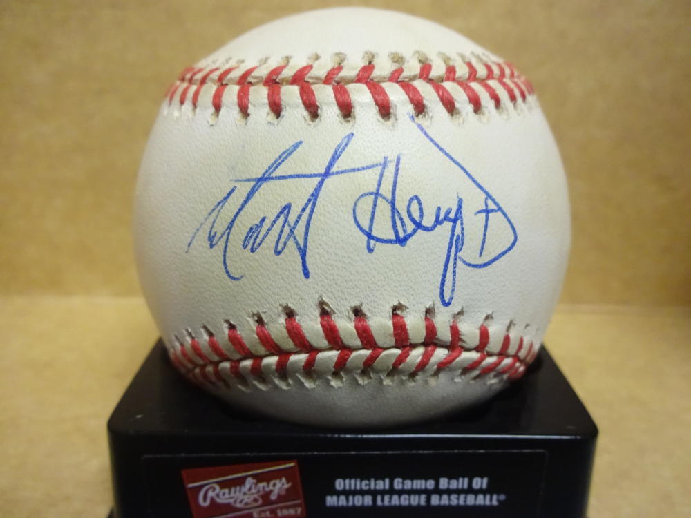 MATT HERGES LOS ANGELES DODGERS SIGNED N.L. BASEBALL W/COA
