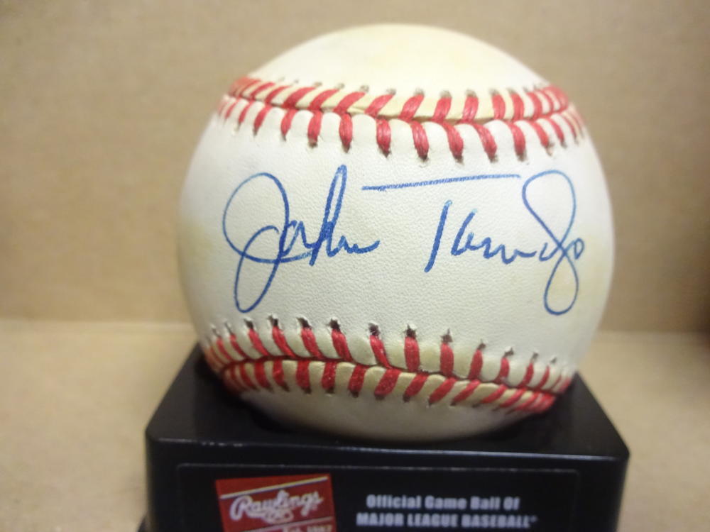JOHN TAMARGO CARDINALS/ASTROS SIGNED N.L. BASEBALL W/COA
