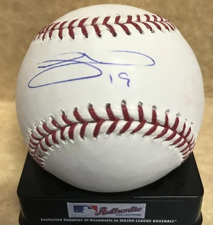 LANCE NIX REDS/BREWERS/PHILLIES SIGNED AUTOGRAPHED M.L. BASEBALL W/COA
