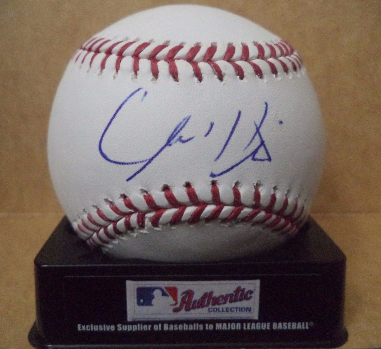 CAMERON HILL CLEVELAND INDIANS SIGNED AUTOGRAPHED ROMLB ML BASEBALL W/COA
