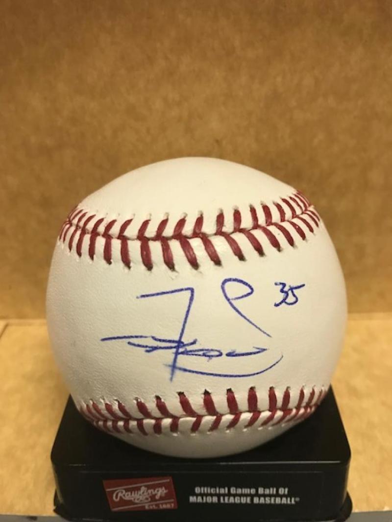 FRED LEWIS METS/REDS/GIANTS SIGNED AUTOGREAPH M.L. BASEBALL W/COA
