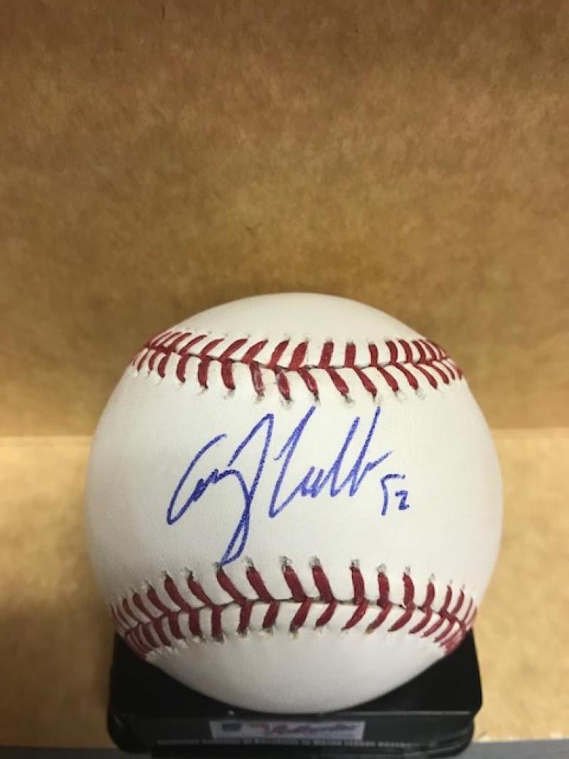 CORY LUEBKE PIRATES/PADRES SIGNED AUTOGRAPHED M.L. BASEBALL W/COA

